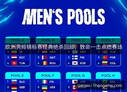 欧洲男排锦标赛经典绝杀回顾，致命一击点燃赛场